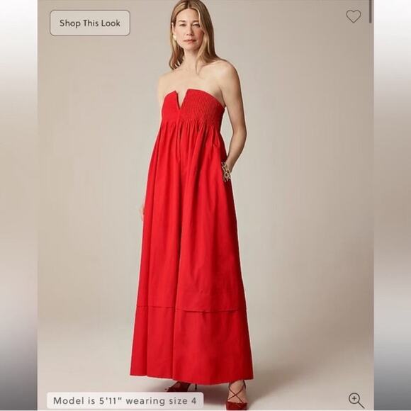 J. Crew Dresses & Skirts - J.Crew Collection strapless notched maxi dress